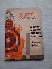 COTIEMME motori industriali CA 300 manuale uso+catalogo ricambi originale