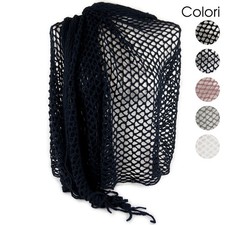 Scialle a maglia traforato