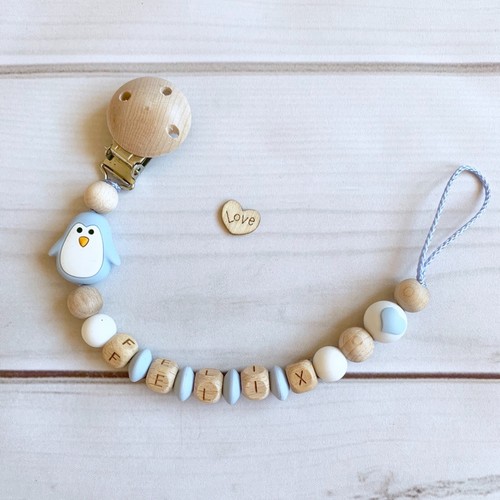 Nuckelkette bow pacifier - bow, chain