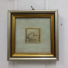 Opera Vintage F. O. Bassorilievo In Lamina Argento 925 Made In Italy