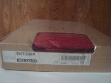 Copridivano IKEA EKTORP per divano 2 posti Ektorp NORDVALLA ROSSO antiscivolo NUOVO
