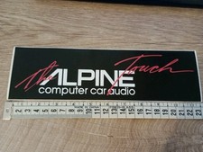 adesivo vintage alpine