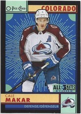 2022-23 O-Pee-Chee All-Star Retro Bordo Nero 033/100 Cale Makar #540