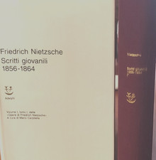 NIETZSCHE Opere Adelphi vol I tomo I SCRITTI GIOVANILI 1856-1864