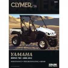 Yamaha Rhino 700 (2008-2012) Quad Manuale Riparazione Clymer