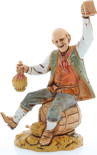 Bevitore per presepe - presepe, cm