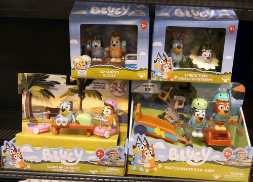 Bluey scooter cart set - bluey,