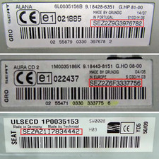 ✅AUDI CODICE RADIO SEDILE VW SKODA GOLF PASSAT POLO TIGUAN RNS 310 315 510 RCD 510✅