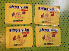 4 Bustine Figurine Sigillate English Junior De Agostini 1990 Ottime RARE