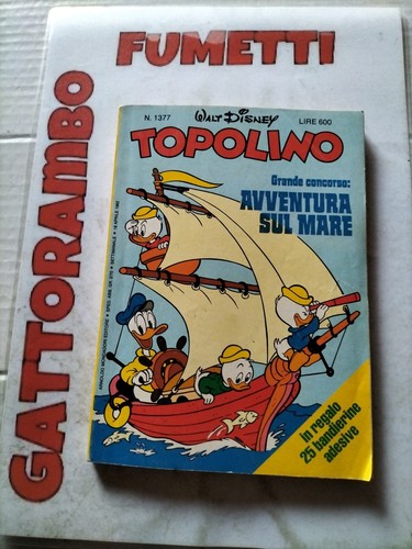 Topolino 1377 con figurine - n.1377,