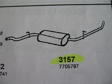 Marmitta posteriore Fiat