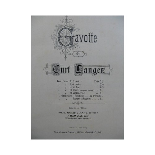 Fasciatoio curt gavotte piano - gavotte,