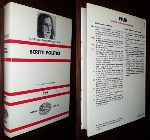 Scritti politici hegel c - hegel,,