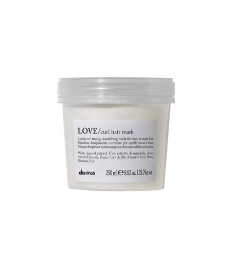 Davines love curl hair mask - love,