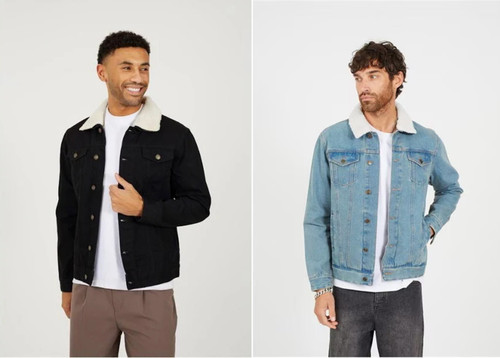 Giacca uomo denim camionista