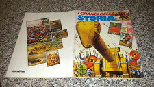ALBUM I GRANDI DELLA STORIA M.G. MG 1978 ORIGINALE COMPLETO OTTIMO TIPO SOLARIS