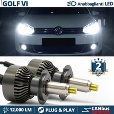 Kit LED per Volkswagen GOLF 6 ANABBAGLIANTI H7 CANbus Bianco Puro 6500K 12000LM