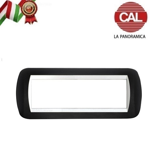Placca nero metallo - placca,
