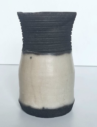 Vaso ceramica raku firmato - in,