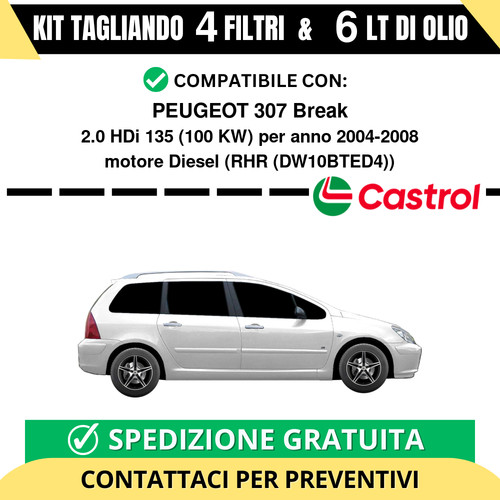Tagliando per peugeot 307 - tagliando,