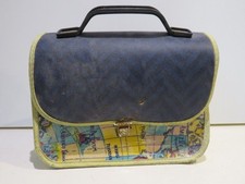 vecchio PANIERINO BAULETTO PER ASILO SCUOLA MARENA in plastica colazione merenda