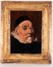 RITRATTO OLIO SU TELA. METÀ
