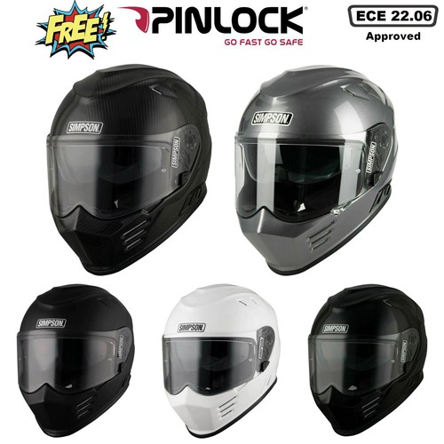 Casco moto integrale simpson - casco,