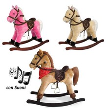CAVALLO A DONDOLO IN LEGNO per