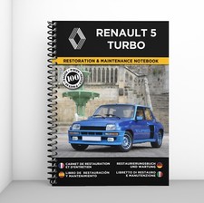 RENAULT 5 TURBO : Libretto Di Restauro E Manutenzione - CONSEGNA GRATUITA