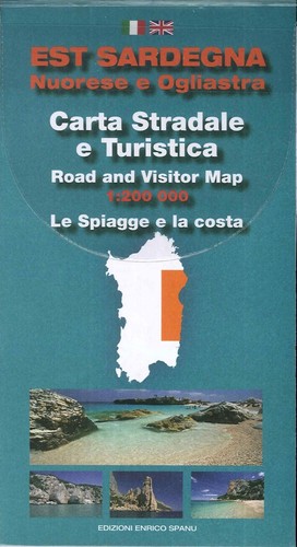 Cartina est sardegna - est, stradale