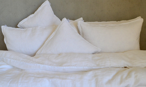 Set lenzuola lino bianco - set,