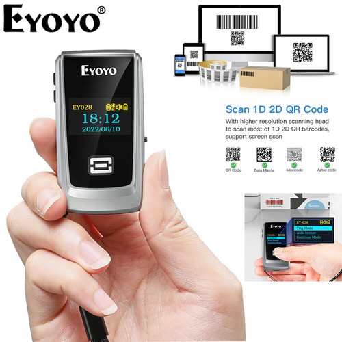 Eyoyo wireless lettore di - wireless, 2d