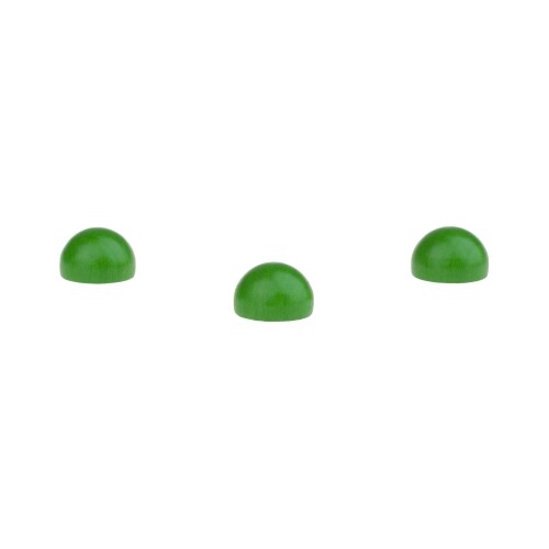 Mezze sfere 16mm verde - 16mm,
