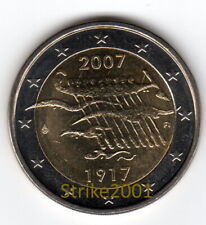 2 EURO COMM FINLANDIA 2007 FDC 90° Anniversario Indipendenza