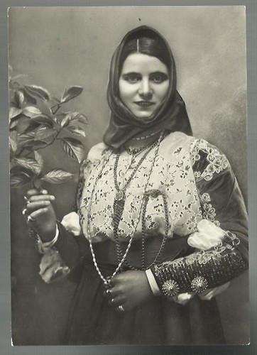 Vecchia cartolina costumi - cartolina,