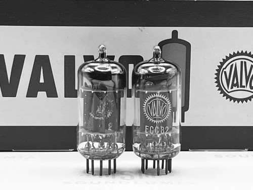 Valvo ecc82 12au7 piastre - 2x,