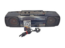 Panasonic RX-FT510 Boombox doppia cassetta radio lettore portatile registratore vintage