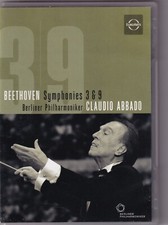 BEETHOVEN SYMPHONIES 3 & 9 DVD Berliner Philharmoniker Claudio Abbado M09115