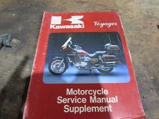 SUPPLEMENTO MANUALE MANUTENZIONE MOTO KAWASAKI VOYAGER 1983 1984