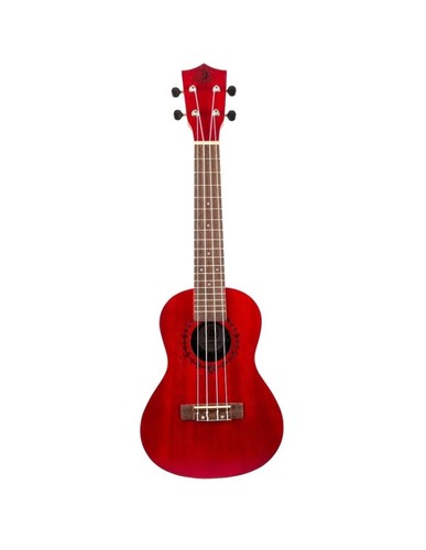 Buc23 ukulele concert - concert, rosso