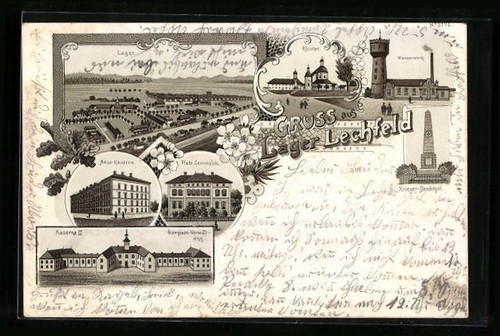 Litografia lager lechfeld - litografia,