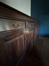 mobile da soggiorno, Materiale Tek Marrone Scuro