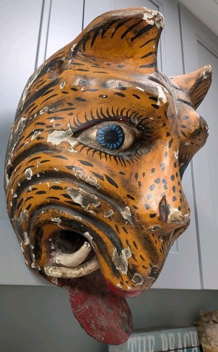Maschera tigre vintage anni - , 70