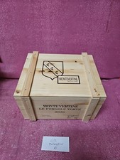 Pergole Torte 2019 Montevertine cassa di legno vuota da 6 bottiglie con divisori