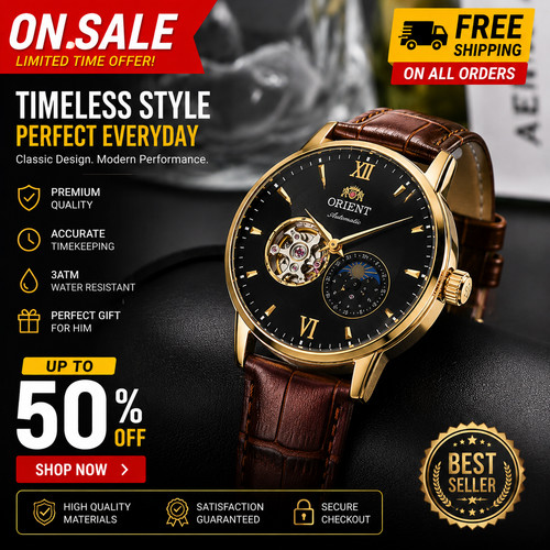 Nuovo orologio uomo automatico