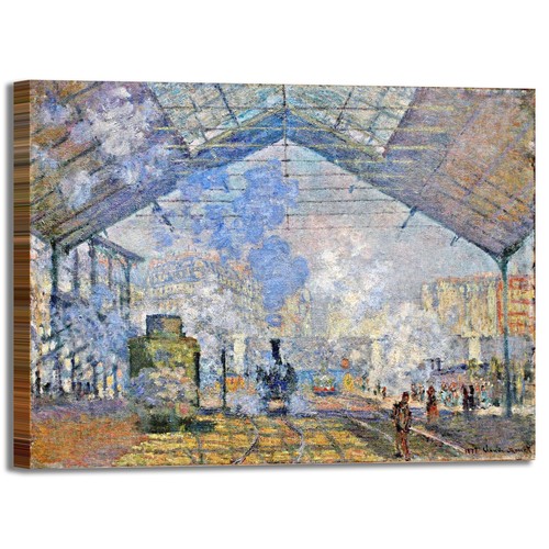 Monet stazione saint lazare - monet,
