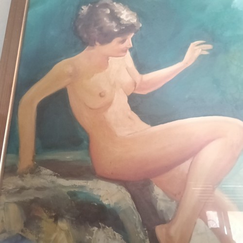 Quadro atzori olio su tela - olio,