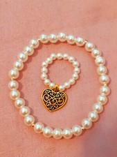 Parure in perle acriliche e