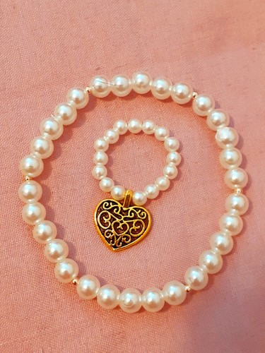 Parure perle acriliche e - acriliche,