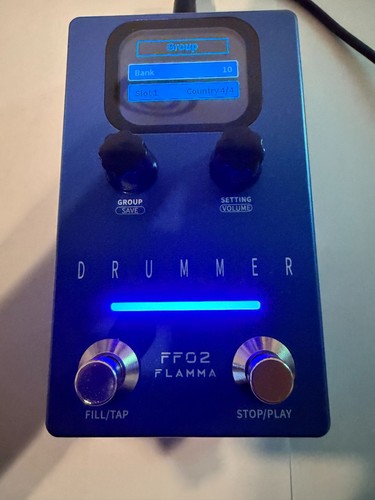 Pedale drum machine - pedale, fiamma